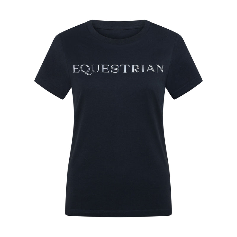 This is an image of a horse riding tshirt or horse riding wear