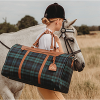 This is an image of a garment duffle bag