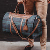 This is an image of a garment duffle bag